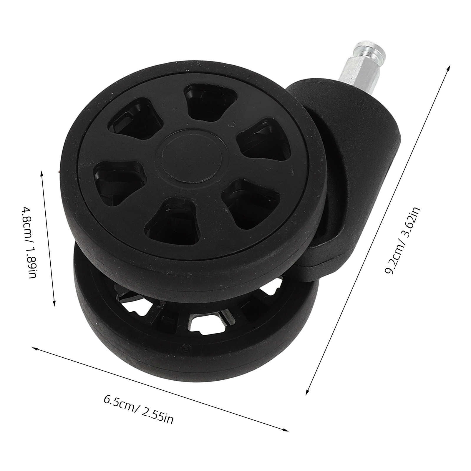 2Pcs Universal Luggage Wheels  - Silent Replacement Luggage Wheels 评论和价格