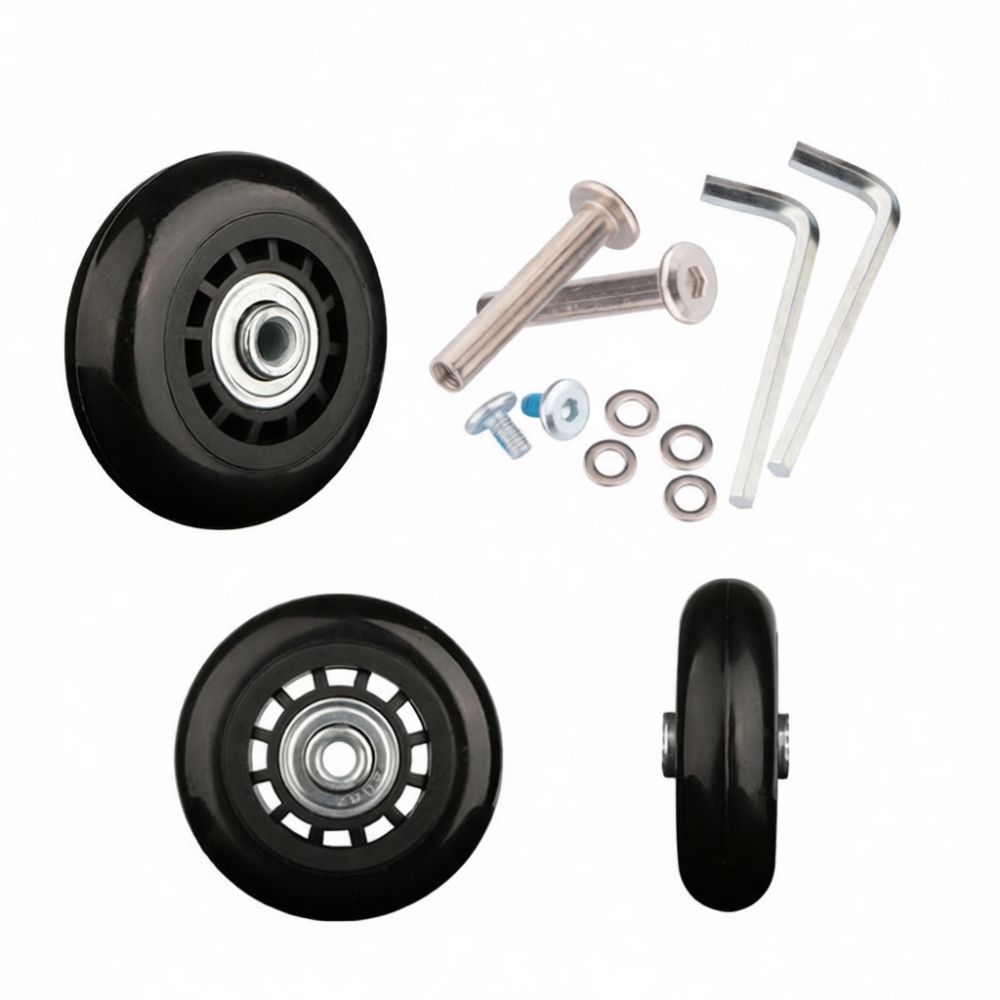 Luggage Casters Rubber Wheels  - Silent Replacement Luggage Wheels 评论和价格