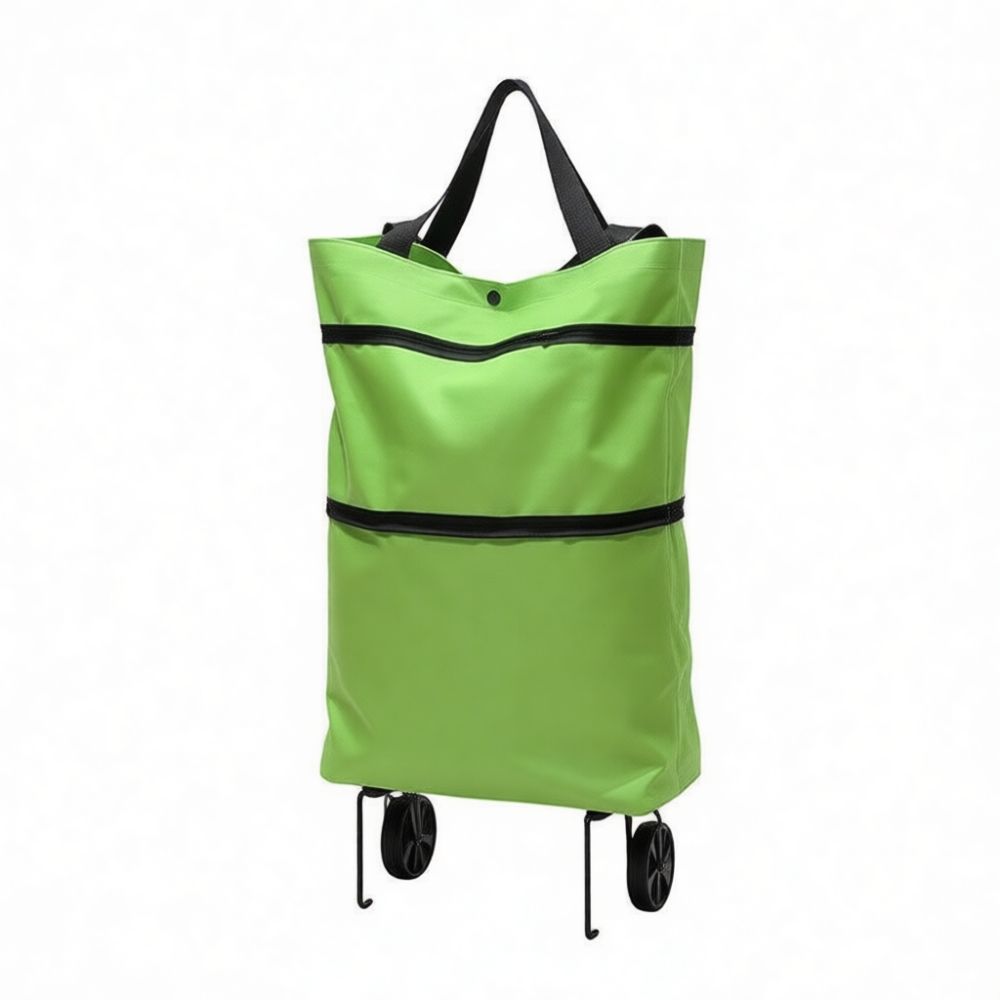 Portable Foldable Shopping Bag - Foldable Rolling Luggage Bag 评论和价格