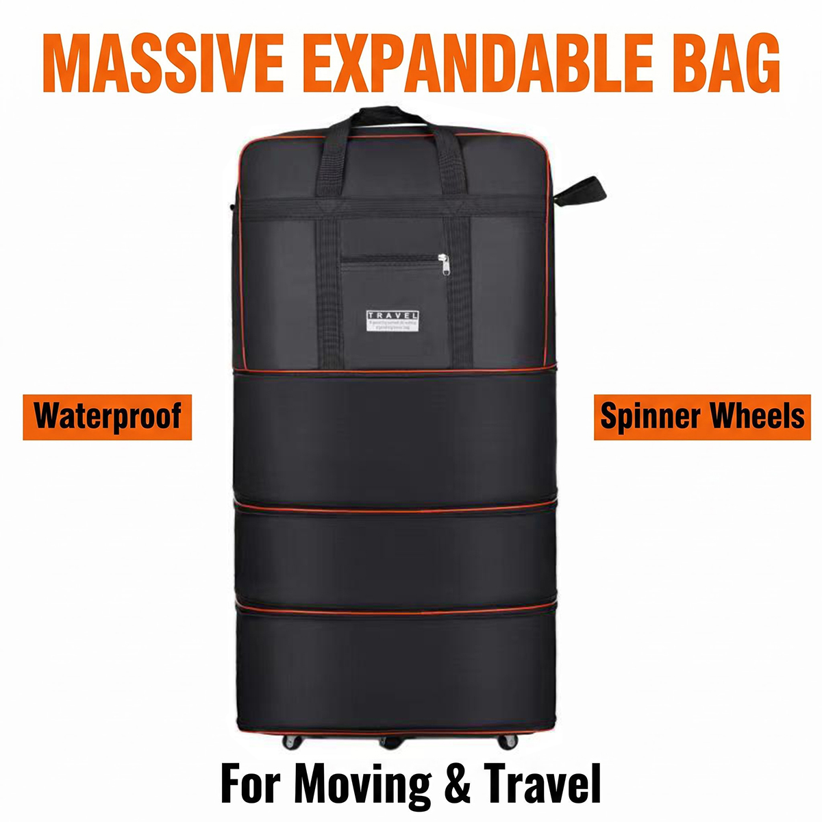 Travel Bag with Wheels Expanda - Foldable Rolling Luggage Bag 评论和价格
