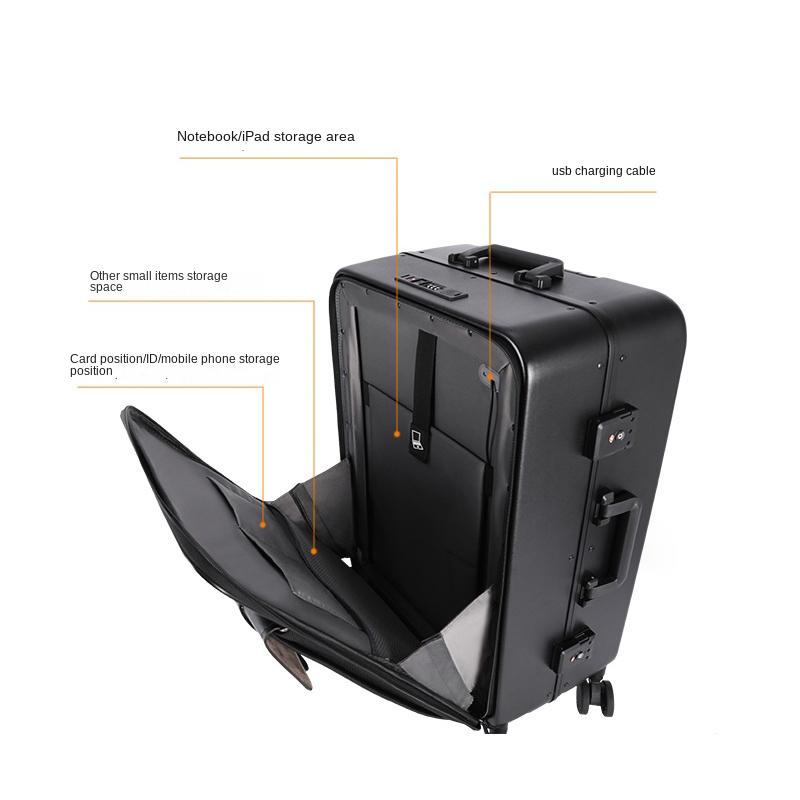 Business Luggage Computer Bag  - Aluminum Frame Carry On Luggage 评论和价格