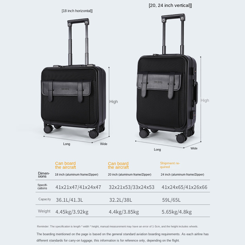 Business Luggage Computer Bag  - Aluminum Frame Carry On Luggage 评论和价格