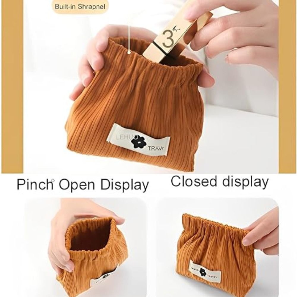 Cute Mini Shrapnel Bag Solid C - Cosmetic Bags 评论和价格