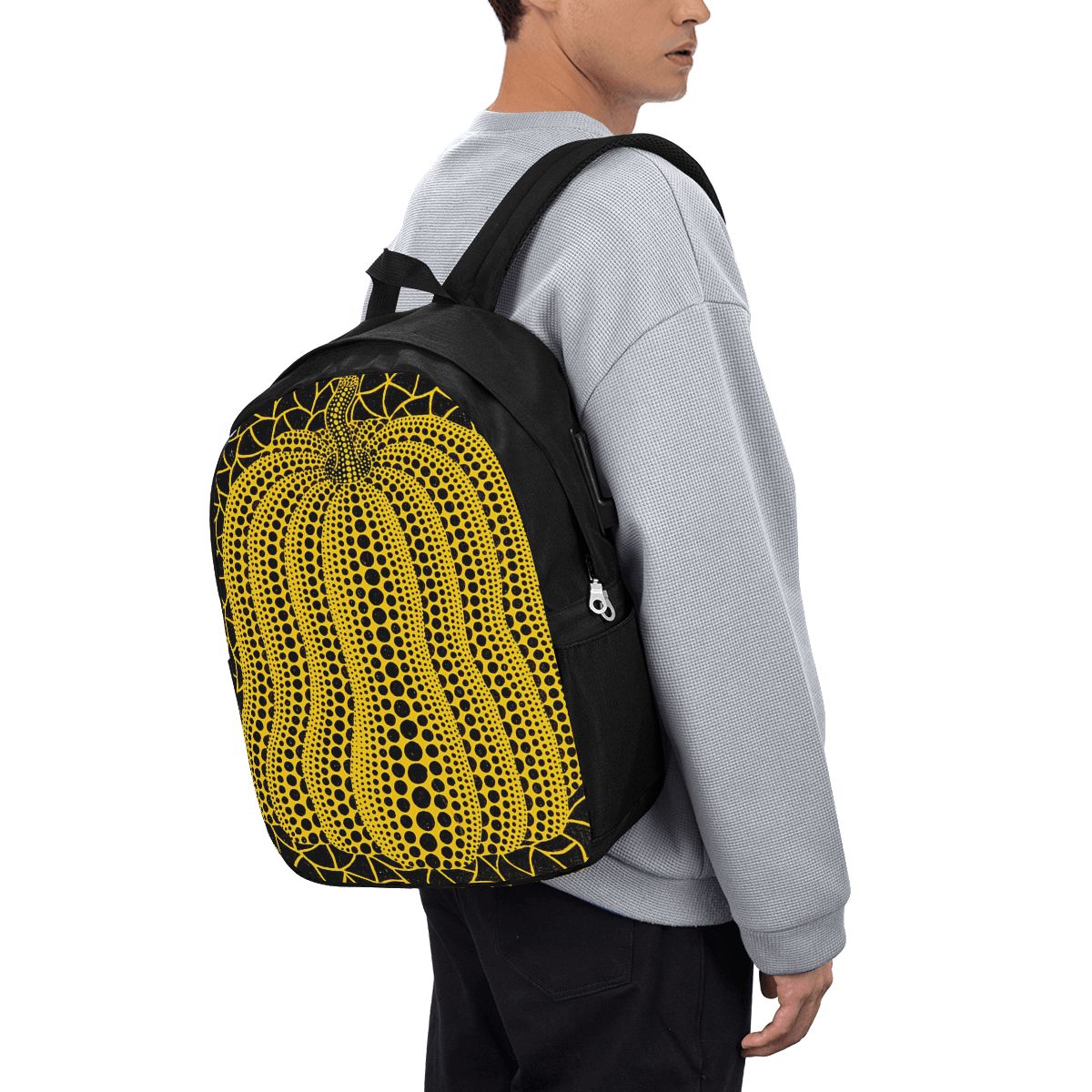Yayoi Kusama Pumpkin Abstract  - Backpacks 评论和价格