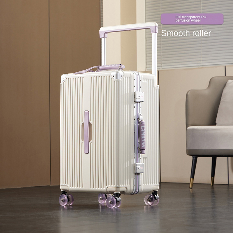 Wide Handle Rolling Suitcase A - Aluminum Frame Carry On Luggage 评论和价格